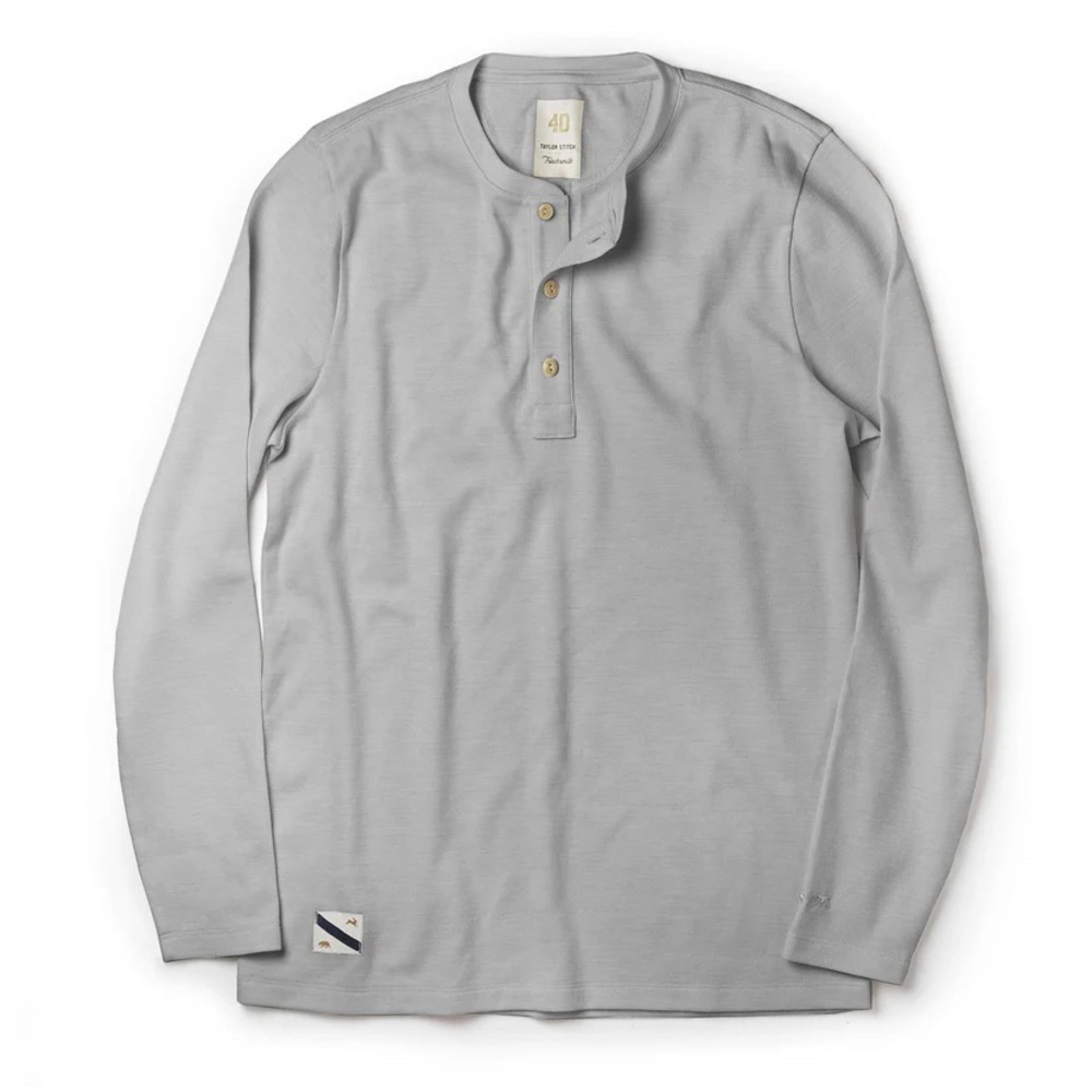 Taylor Stitch Tracksmith Shoreline Merino Henley Medium 40